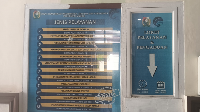 Pelayanan Diskominfo