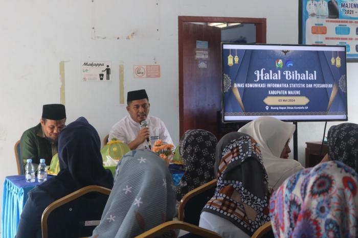 Memperat Tali Silahturahmi Antar Pegawai Diskominfo Majene Gelar Halal Bi Halal