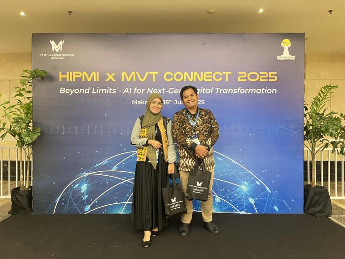 Kadis Kominfo SP Majene Hadiri Event MVT Connect 2025 di Makassar